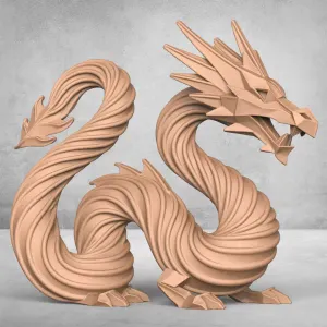 Chinese Dragon Statue