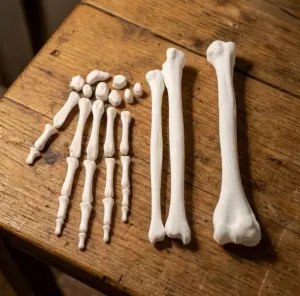 Anatomically Accurate Human Arm & Hand Bone Set from bone scan-3