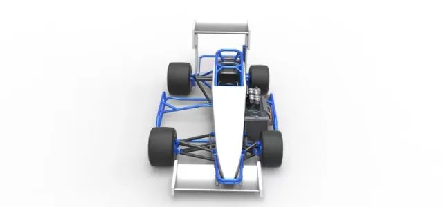 Supermodified front engine race car V4 Scale 1:25 — Фото 8 из 31