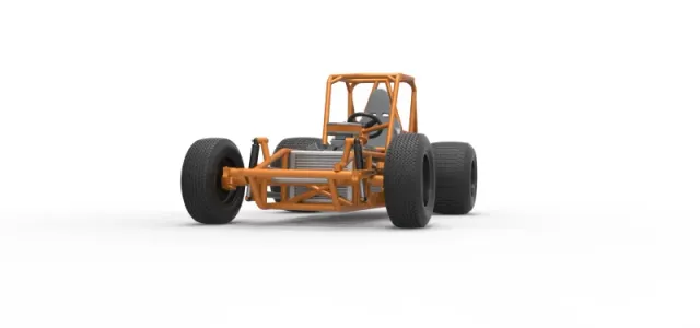 Vintage Sprint car Base Version 2 Scale 1:25 — Фото 6 из 30