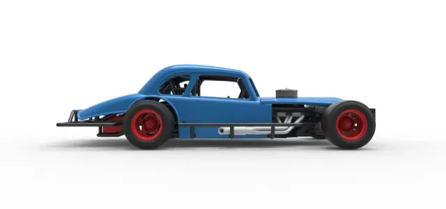 Vintage Asphalt Modified stock car V5 Scale 1:25 — Фото 20 из 26