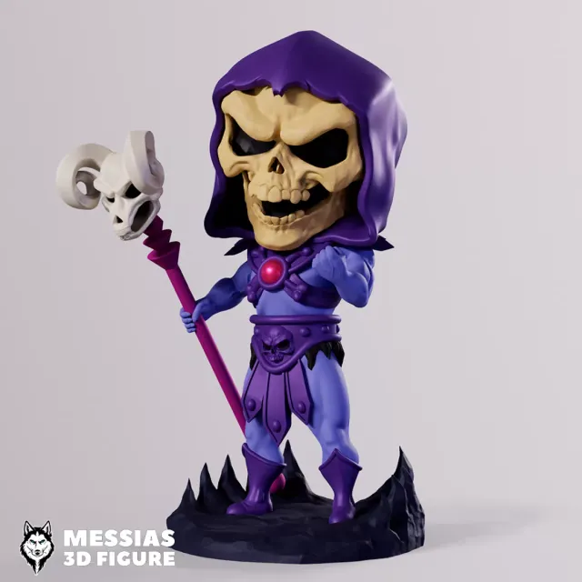 Skeletor Chibi 3D Print Model — Image 2 of 2
