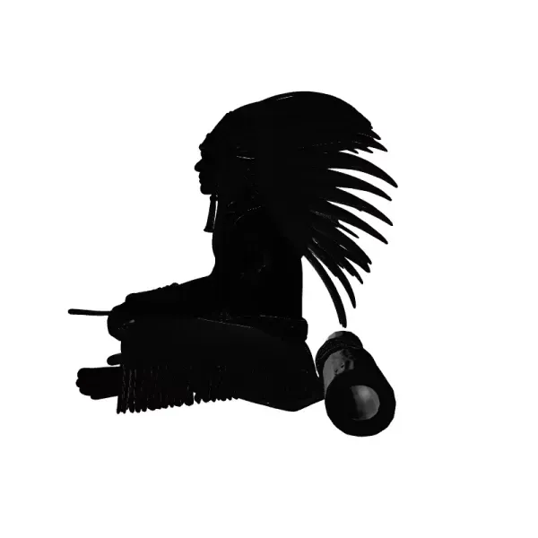 Apache Warrior Man 3D Model — Фото 2 из 6