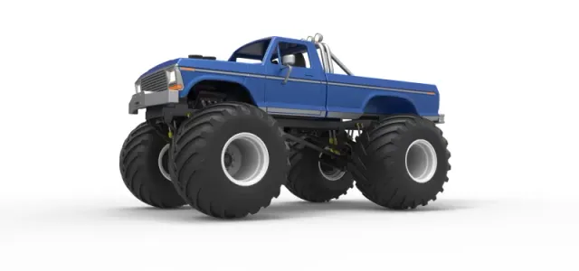 Diecast vintage Monster Truck Scale 1:25 — Фото 3 из 25