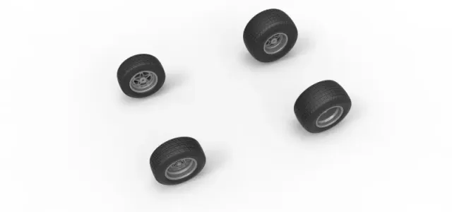 Wheel Set of Midget car Scale 1:25 — Image 2 of 16