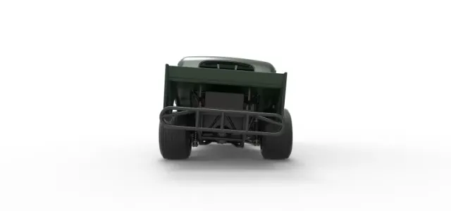 Vintage Dirt Modified stock car while turning Scale 1:25 — Image 16 of 30