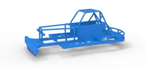 Frame of New Zealand Vintage Stock car Scale 1:25