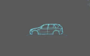BMW - X5 E70 2010 Wall Art