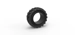 Diecast tractor Cup tire Version 3 Scale 1:25