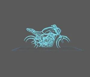 Yamaha - MT 07 Wall Art