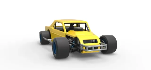 Vintage Asphalt Modified stock car V8 Scale 1:25 — Фото 26 из 30