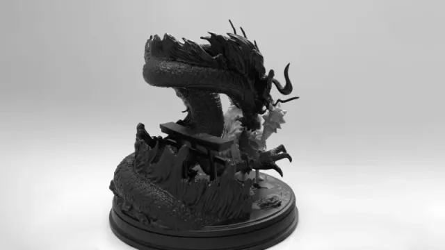3D Printed Kaido One Piece Figure — Image 5 of 8