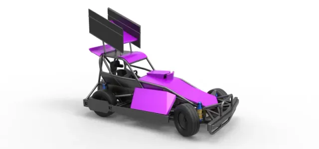 New Zealand Superstock car while turning Version 2 Scale 1:25 — Фото 24 из 31