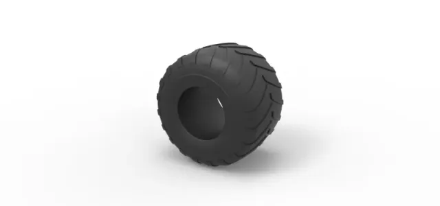 Diecast Monster Jam tire 28 Scale 1:25 — Image 7 of 9