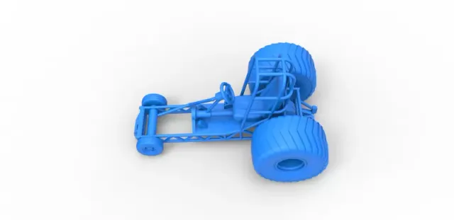 Diecast Chassis of Mini Rod pulling tractor Scale 1 to 25 — Фото 19 из 31