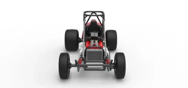 Dirt Silver Crown Champ car Base Scale 1:25 — Фото 8 из 30