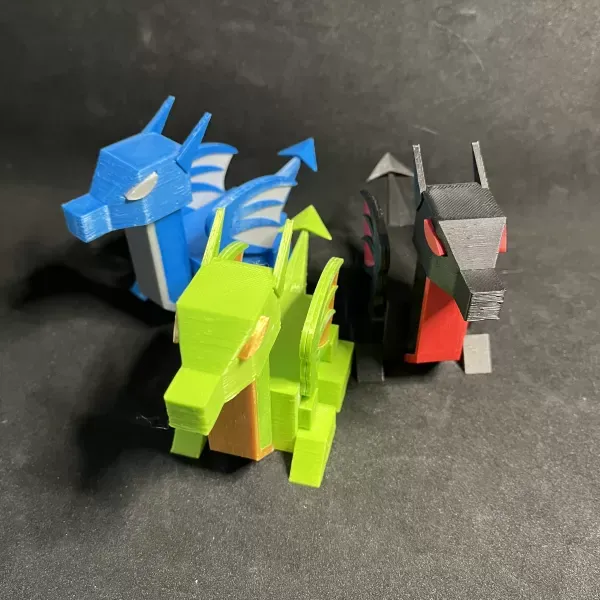 Low Poly Baby RoboDragon — Фото 8 из 10