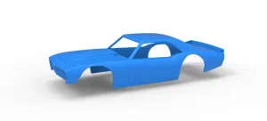 Shell of Vintage Asphalt Modified stock car V10 Scale 1:25