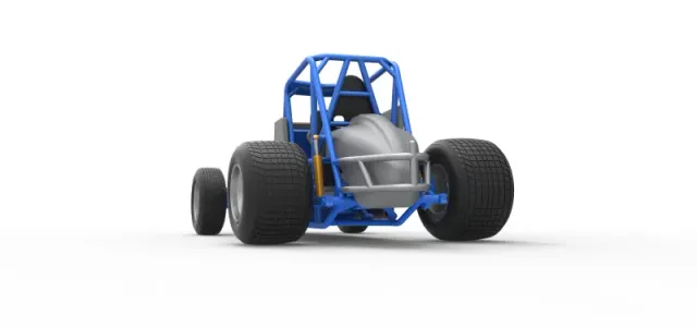 Vintage Sprint car Scale 1:25 — Фото 15 из 30
