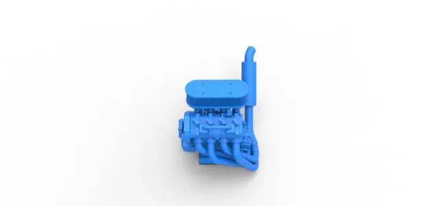 Engine of 600 Micro sprint car Scale 1:25 — Image 4 of 21