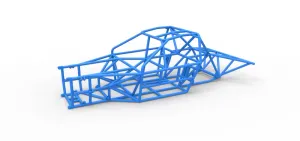 Frame of New Zealand Super Saloon race car Scale 1:25