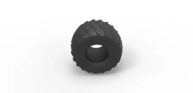Diecast monster truck tire Scale 1 to 25 — Фото 6 из 9