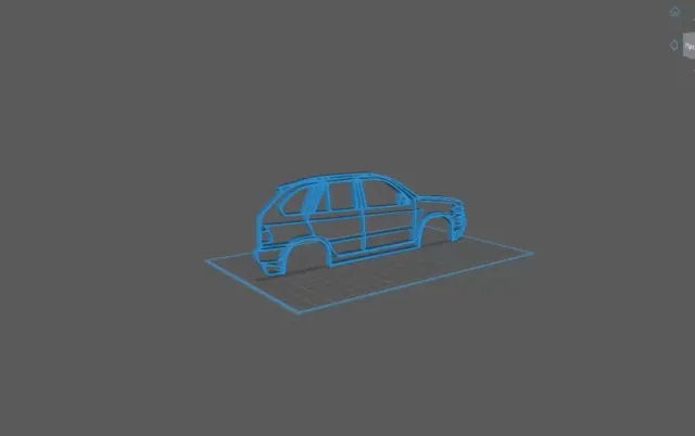 BMW - X5 E53 2000 Wall Art — Фото 2 из 3