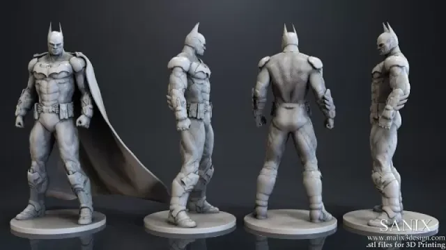 Batman Figurine File STL 3D Model DC — Image 4 of 6