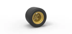 Wheel from Asphalt Modified stock car Version 2 Scale 1:25