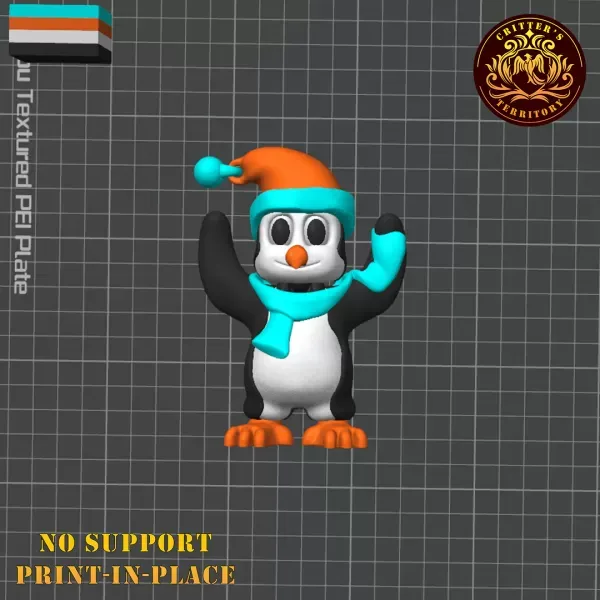 Flexi Mini Penguin | Christmas Special | No support | Print in P — Фото 7 из 7