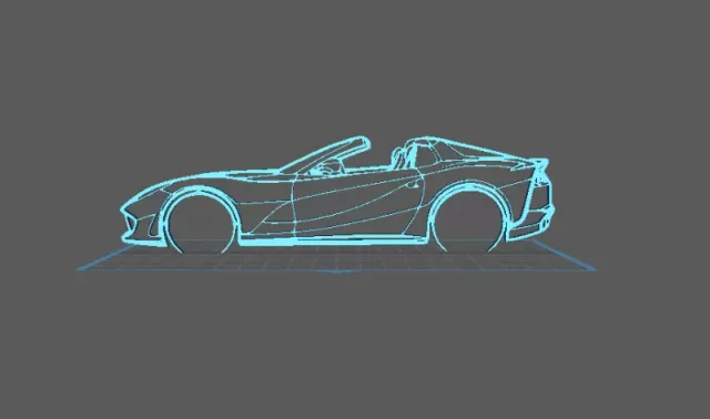 Ferrari - 812 GTS Wall Art