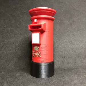 Vintage Post Box Gift Tube