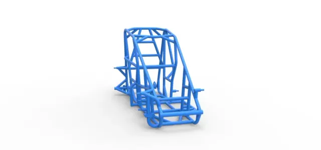 Frame of Pavement 600 Micro sprint car Scale 1:25 — Фото 16 из 17