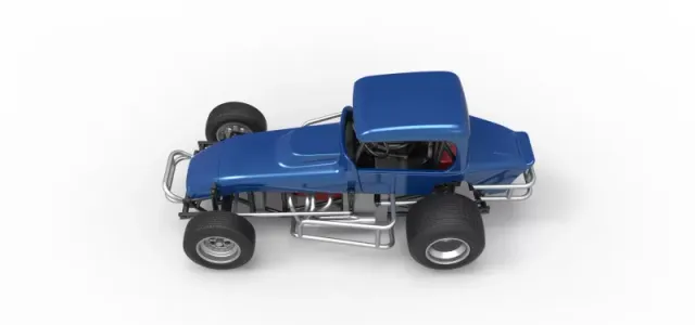 Vintage Sprint car Version 2 Scale 1:25 — Фото 10 из 31