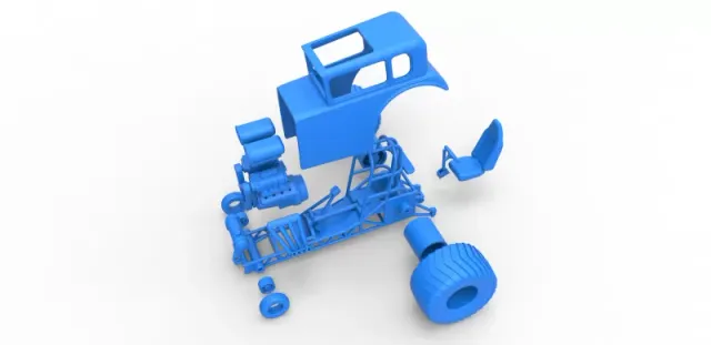 Diecast Mini Rod pulling tractor 5 Scale 1:25 — Image 24 of 31