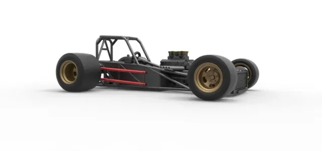 Supermodified front engine race car Base Scale 1:25 — Фото 23 из 31