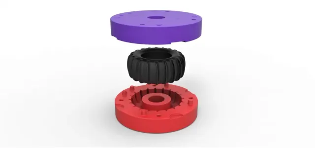Mold for diecast rear tire for Dune Buggy — Фото 13 из 13