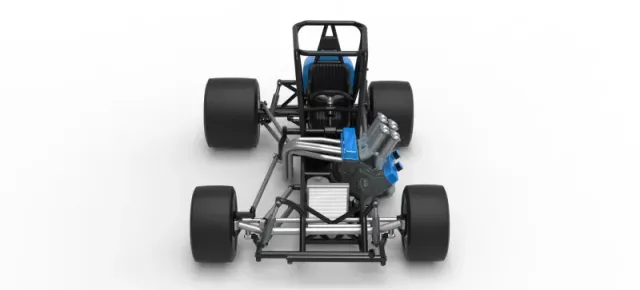 Vintage Pavement Sprint car Base Scale 1:25 — Фото 8 из 29