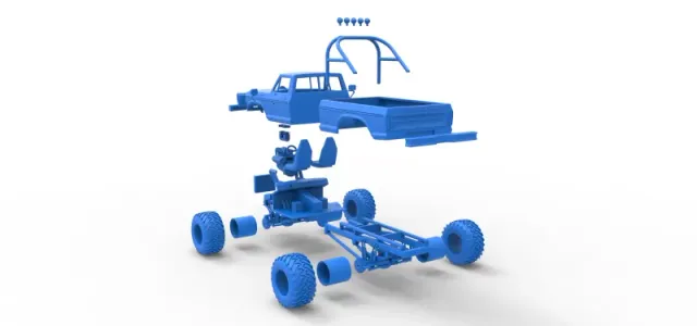 Diecast vintage Monster Truck Scale 1:25 — Фото 30 из 31