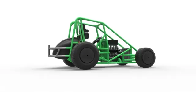 Midget car Base Scale 1:25 — Фото 21 из 30