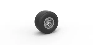 Diecast dragster rear wheel Scale 1:25