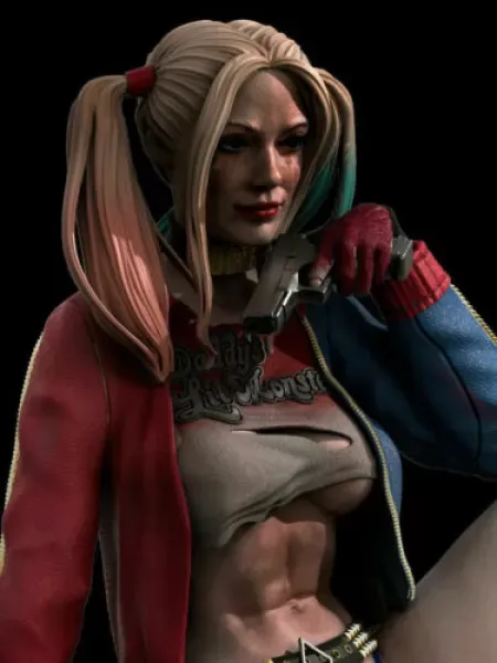 Harley Quinn 3D Print Model, Suicide Squad — Image 9 of 10