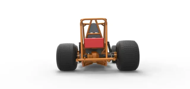 Vintage Sprint car Base Version 2 Scale 1:25 — Фото 16 из 30