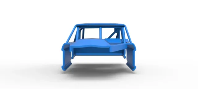 Shell of Vintage Asphalt Modified stock car V11 Scale 1:25 — Image 5 of 25