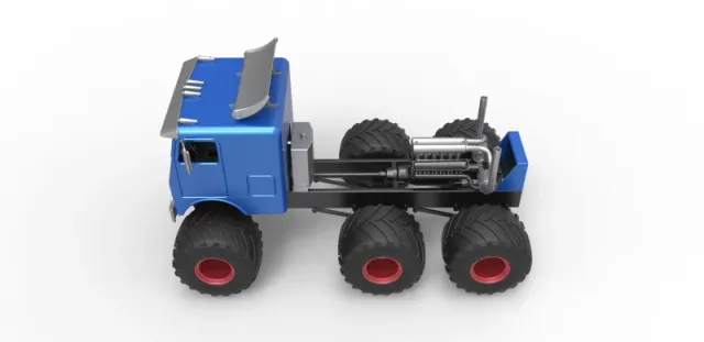 Diecast Monster truck 6x6 Scale 1:25 — Фото 7 из 31
