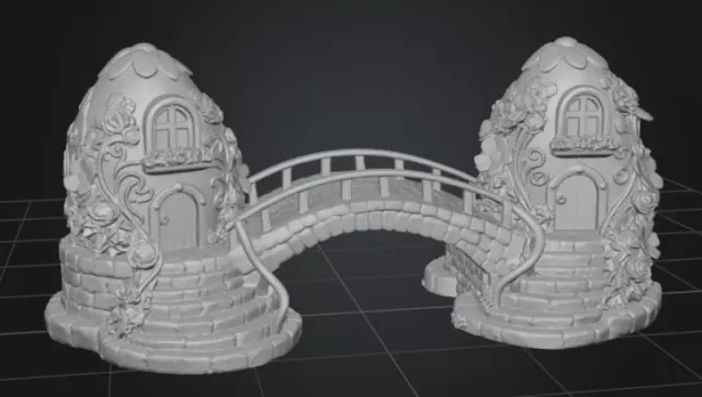 Eggbridge – Fantasy Easter Egg Bridge | 3D Printable — Фото 12 из 12