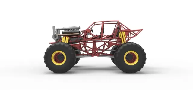 Monster truck base Version 3 Scale 1:25 — Image 9 of 26