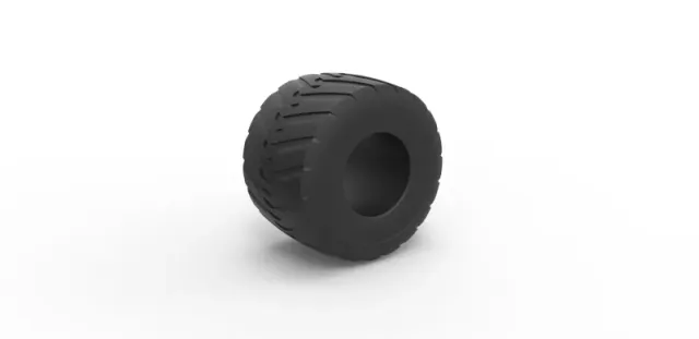 Diecast Monster Jam tire 7 Scale 1:25 — Image 2 of 8