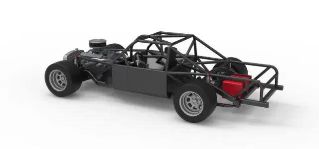 Vintage Asphalt Modified stock car Base V7 Scale 1:25 — Image 11 of 24