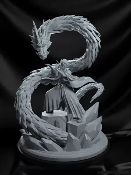 Captain Hitsugaya Bleach Movie Print Model 3D STL — Фото 6 из 13